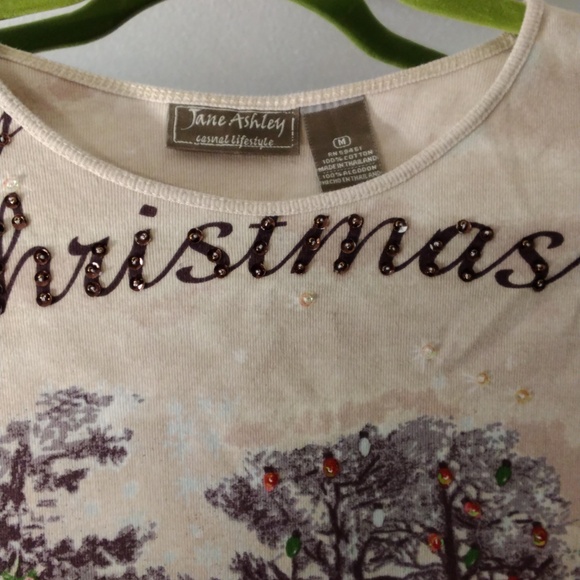 Jane Ashley Christmas shirt size medium - Picture 3 of 4